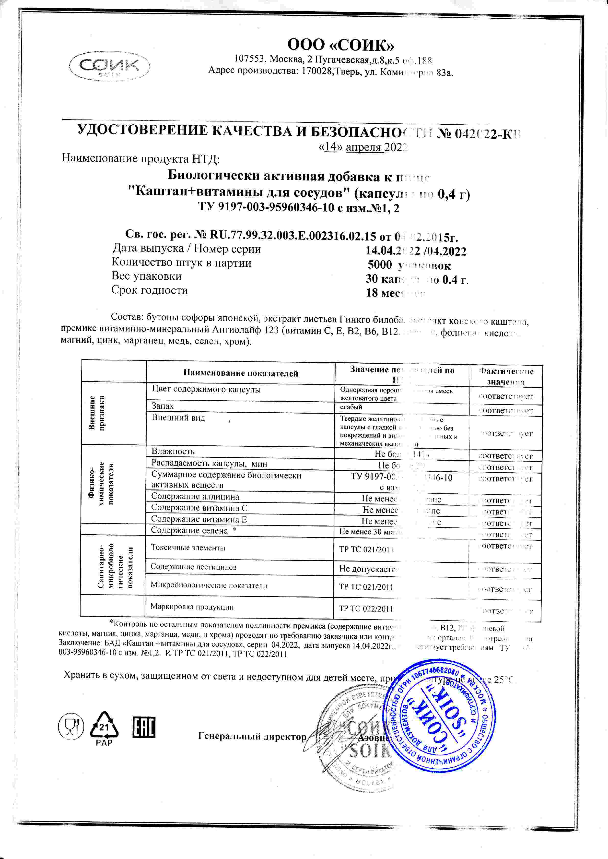 Паспорт №042022